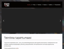 Tablet Screenshot of eventtec.fi